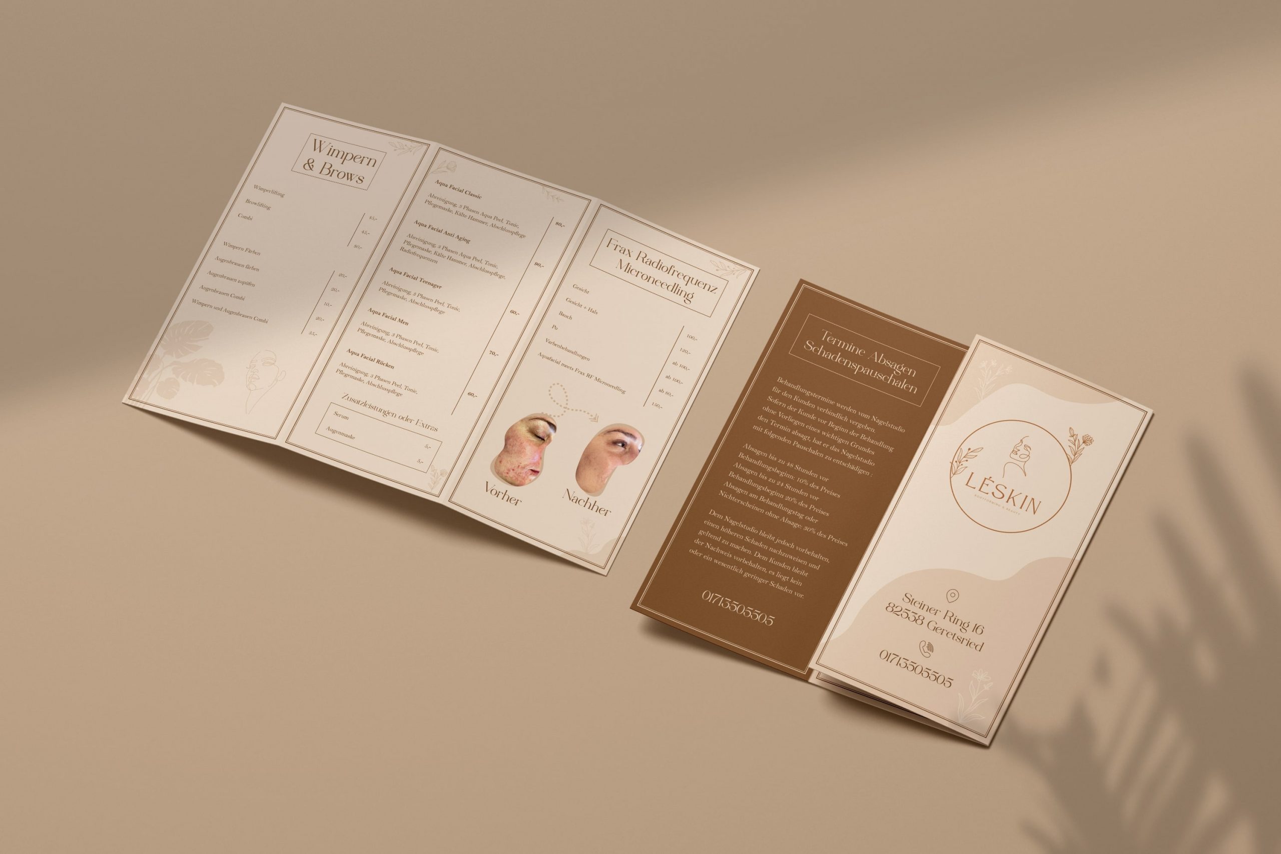 </noscript>trifold brochure free mockup vol2